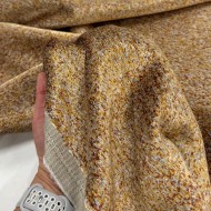 Tissu velours Garbo roux éléphant - Tissu d'éditeur Tissu velours Garbo roux éléphant - Tissu d'éditeur