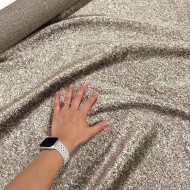 Tissu velours Garbo chocolat - Tissu d'éditeur Tissu velours Garbo chocolat - Tissu d'éditeur