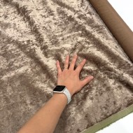 Tissu velours Lido Taupe - Tissu d'éditeur Tissu velours Lido Taupe - Tissu d'éditeur