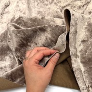 Tissu velours Lido Taupe - Tissu d'éditeur Tissu velours Lido Taupe - Tissu d'éditeur