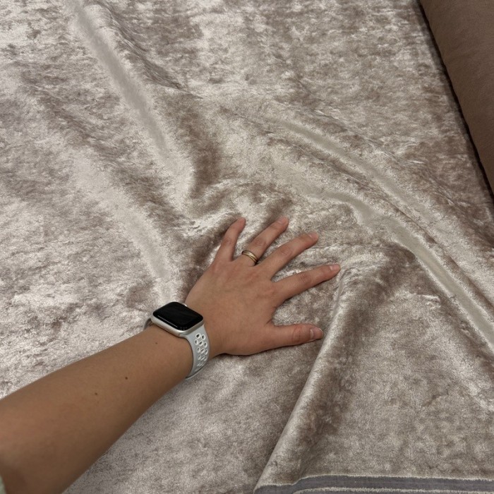 Tissu velours Lido Mercury - Tissu d'éditeur