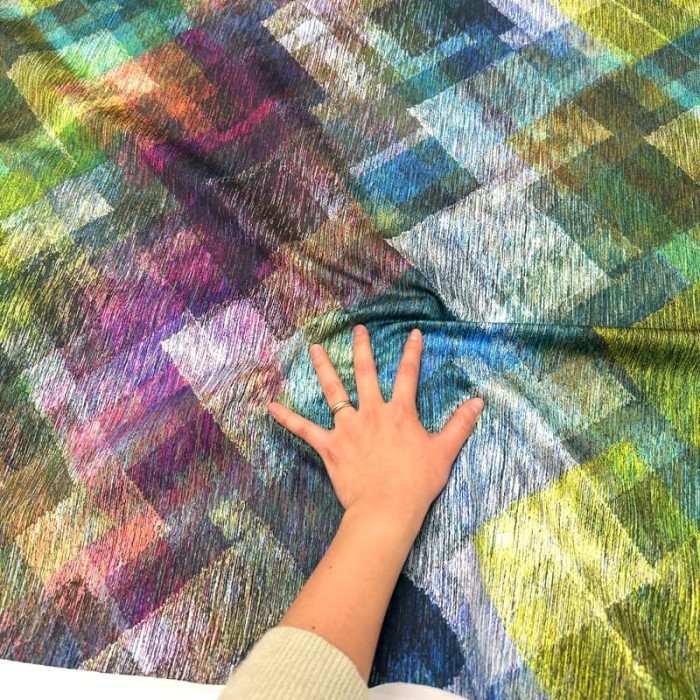 Tissu Allegria emeraude - Tissu d'éditeur - Marque française