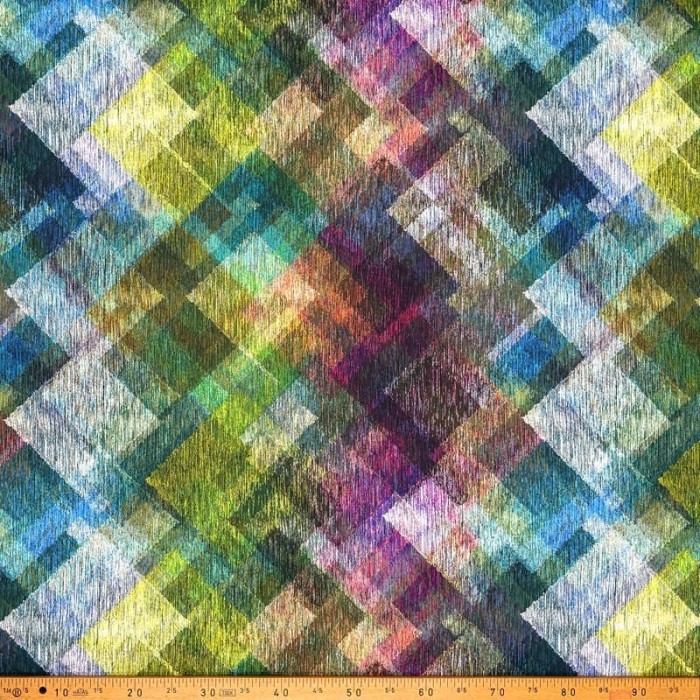 Tissu Allegria emeraude - Tissu d'éditeur - Marque française