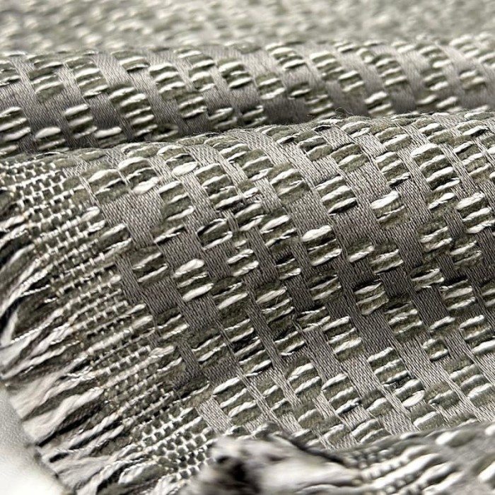 Tissu Cannet anthracite - Tissu d'éditeur - Marque française Tissu Cannet anthracite - Tissu d'éditeur - Marque française