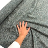 Tissu Montserrat bleu topaze - Tissu d'éditeur - Marque française