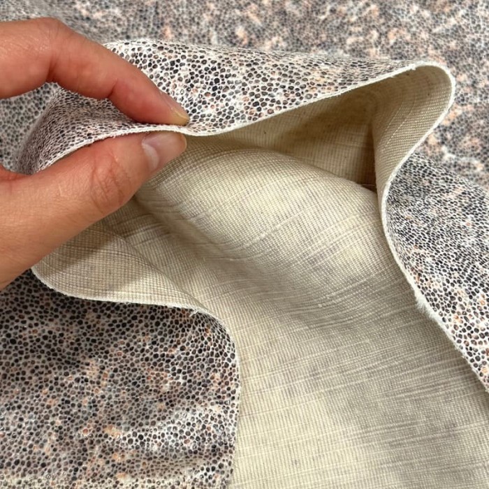 Tissu Ancolie Ecru - Tissu d'éditeur - Marque française