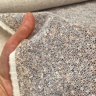 Tissu Ancolie Ecru - Tissu d'éditeur - Marque française