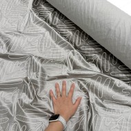 Tissu Ligure gris - Tissu d'éditeur - Marque française