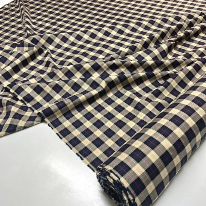 Tissu popeline de coton géométrie multi-couleurs - Haute couture