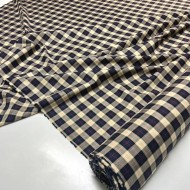 Tissu popeline de coton géométrie multi-couleurs - Haute couture