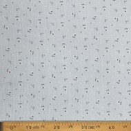 Tissu Double Gaze yeux bleu ciel